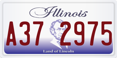 IL license plate A372975