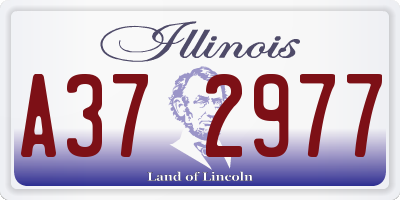 IL license plate A372977