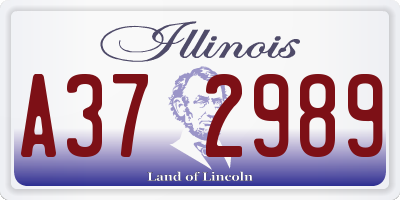 IL license plate A372989