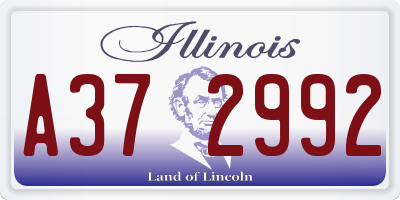IL license plate A372992