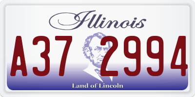 IL license plate A372994