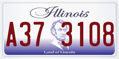 IL license plate A373108