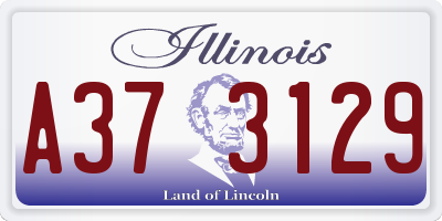 IL license plate A373129