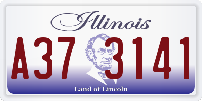 IL license plate A373141
