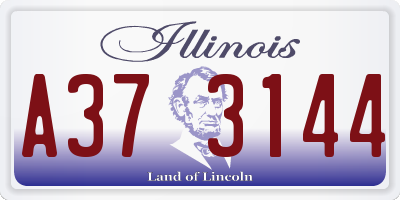 IL license plate A373144