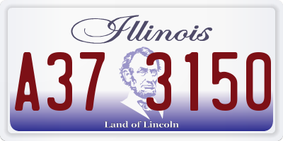 IL license plate A373150