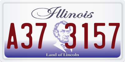 IL license plate A373157