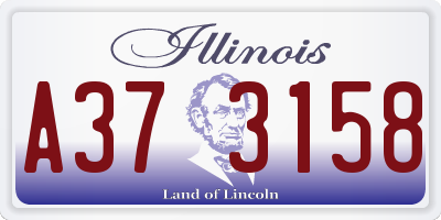 IL license plate A373158