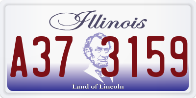 IL license plate A373159