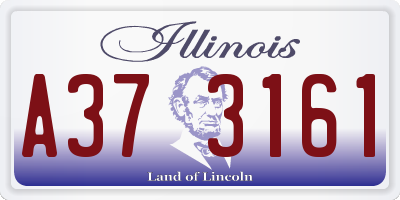 IL license plate A373161