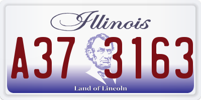 IL license plate A373163