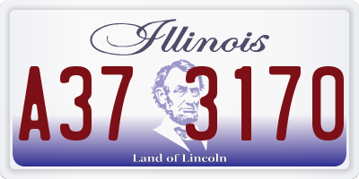 IL license plate A373170
