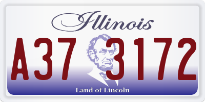 IL license plate A373172