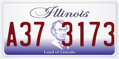 IL license plate A373173