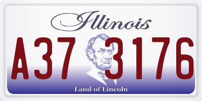 IL license plate A373176