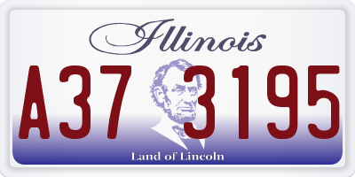IL license plate A373195