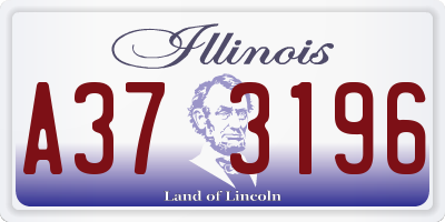 IL license plate A373196