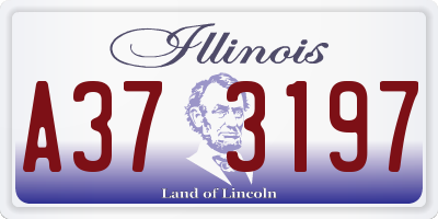 IL license plate A373197