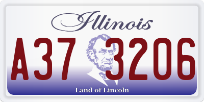 IL license plate A373206