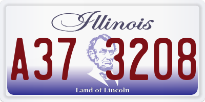 IL license plate A373208