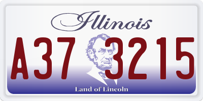 IL license plate A373215
