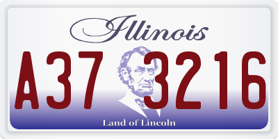 IL license plate A373216