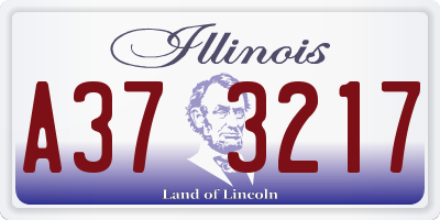 IL license plate A373217