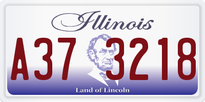 IL license plate A373218