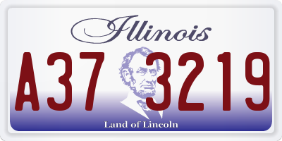 IL license plate A373219