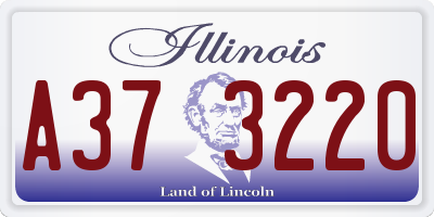 IL license plate A373220