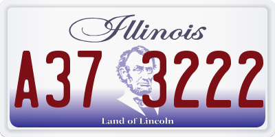 IL license plate A373222