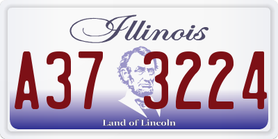 IL license plate A373224