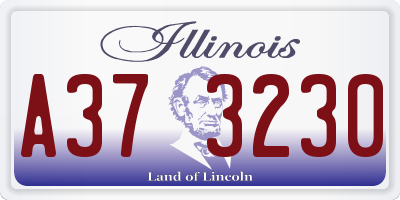 IL license plate A373230