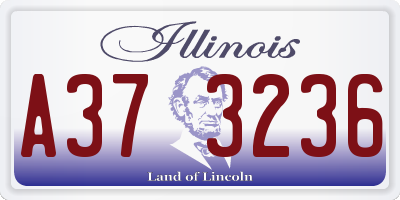 IL license plate A373236