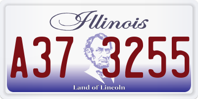 IL license plate A373255