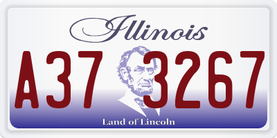 IL license plate A373267