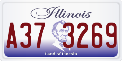 IL license plate A373269