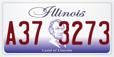 IL license plate A373273