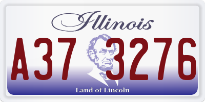 IL license plate A373276