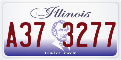 IL license plate A373277