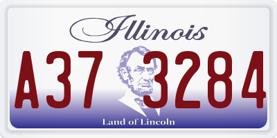 IL license plate A373284