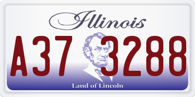 IL license plate A373288