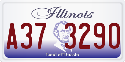 IL license plate A373290