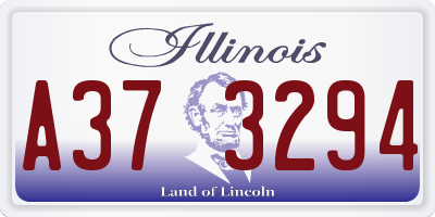 IL license plate A373294