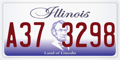 IL license plate A373298