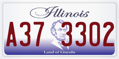 IL license plate A373302