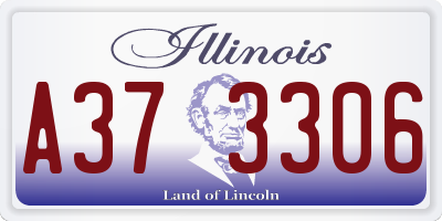 IL license plate A373306