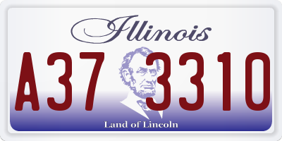 IL license plate A373310