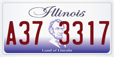 IL license plate A373317