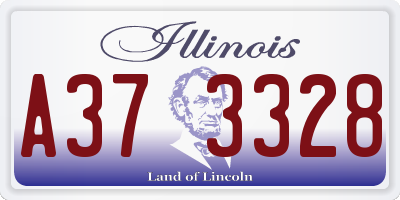 IL license plate A373328